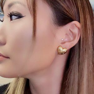 Kate Spade My Precious Gold heart studs